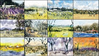 Watercolor Landscapes For Beginners: New Course Now Available