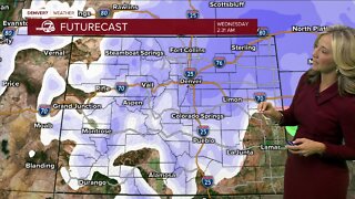 Mild on Monday, but another storm hits the Denver metro area tomorrow