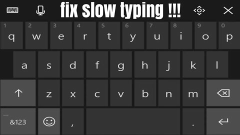 android keyboard slow typing fix easy