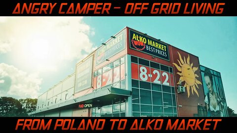 Driving through Poland, SUPER ALKO, Hesburger, Camping Pasvalys