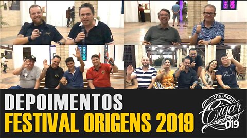 FESTIVAL ORIGENS 2019 - Depoimentos