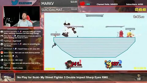 LOWTIERGOD ragequit Smash after a incredible comeback from Pacman [LOWTIER STRINGS Reupload]
