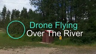 Filmed My Drone Flying Over the Local River and Under the Bridge!