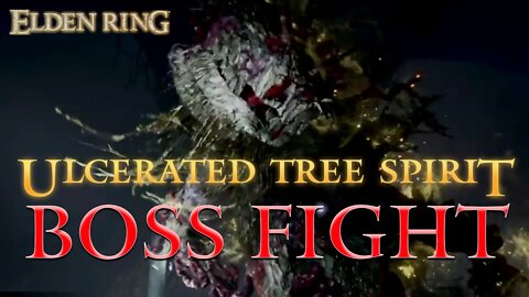 Elden Ring Ulcerated Tree Spirit Boss Fight