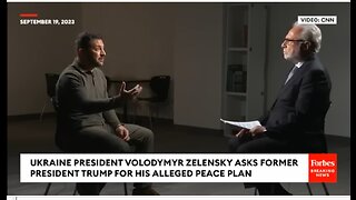 Zelensky urges Trump to share Ukraine peace plan but says he won’t give territory to Russia