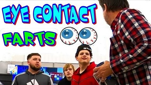 Flatulating with Eye to eye connection and Snorting (Funny Prank)