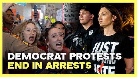 Democrat Protests End in Arrests