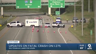 1 dead after crash on I-275 in Colerain Township