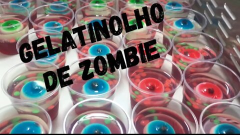 GelatinOLHO de Zombie - Receitas para Halloween - Semana Especial !!