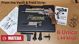 From the Vault / Field Strip / Tutorial - Mateba 6 Unica Autorevolver (.44 Mag) w/ Barrel Change