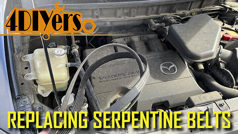How to Change the Serpentine Belts on a Mazda CX9 3.7L V6