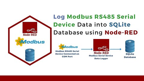 How to Log Modbus Serial Device Data in SQLite Database using Node-RED