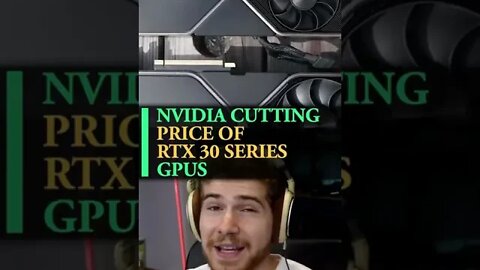 Nvidia cutting the price of RTX 30 series GPUs
