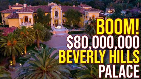 Touring $80,000,000 Beverly Hills Palace!