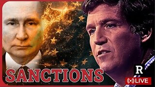 BREAKING! E.U. Considers SANCTIONING Tucker Over Bombshell Putin interview | Clip from Redacted (2-7-24)