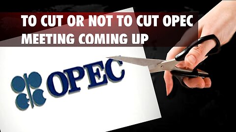 TO CUT OR NOT TO CUT OPEC MEETING COMING UP