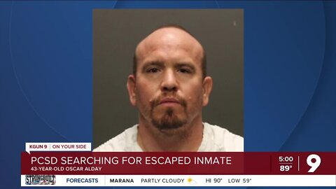 PCSD searching for escaped inmate