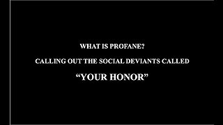 Profane - What is Profane?