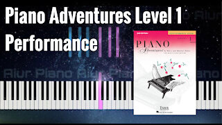 Silver Moon Boat - Piano Adventures 1 Performance Book Tutorial - Page 36-37