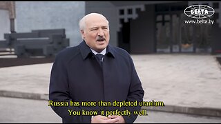 Lukashenko: "Russia has more than depleted uranium. You know it perfectly well!"