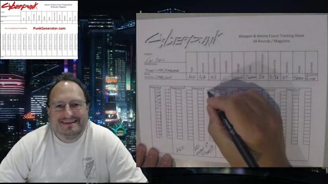 Cyberpunk 2020 Ammo Pack - Ammo / Magazine Tracking Sheets From PunkGenerator and The PunkMaster