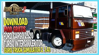 MOD FORD CARGO 2520 PARA EURO TRUCK SIMULATOR 2 1.41