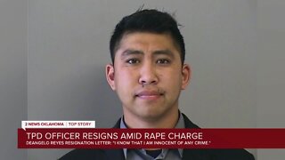 Tulsa police officer resigns after rape charge