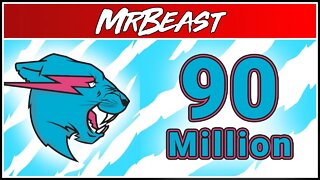 MrBeast Hit 90 Million Subscribers!