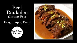 Beef Rouladen Recipe (Instant Pot)