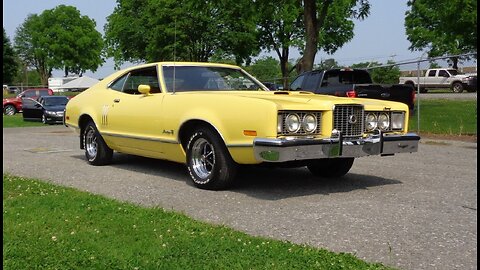 1973 Mercury Montego GT in Yellow & 351 Engine Sound on My Car Story with Lou Costabile