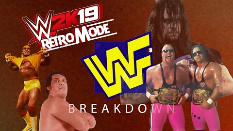 WWE 2K19 RETRO MODE! WWF RAW ROSTER BREAKDOWN