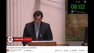 Thierry Baudet in Provinciale Staten over stikstof (FVD)