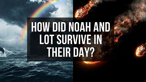 How Did Noah And Lot Survive In Their Day?