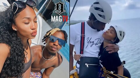 Dwyane Wade's Son Zaire Baecation In Cancun Wit "GF" Lola! 😍