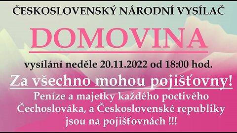 Za všechno mohou pojišťovny | vysílání 20.11. 2022