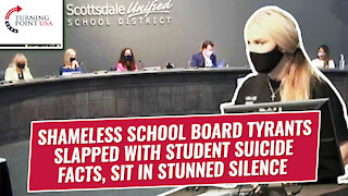 SHAMELESS School Board Tyrants Slapped With Student Suicide Facts, Sit In STUNNED SILENCE