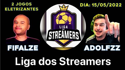 LIGA DOS STREAMERS: FIFALIZE X ADOLFzZ - OS DOIS JOGOS!!! (15/05/2022) - FIFA 22 ULTIMATE TEAM - PS5