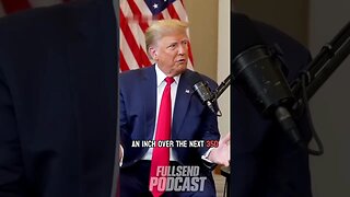 Why Global warming isn't Real | FULL SEND PODCAST | Donald Trump Interview #shorts