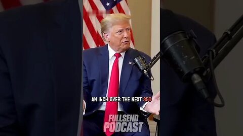 Why Global warming isn't Real | FULL SEND PODCAST | Donald Trump Interview #shorts