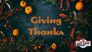 Giving Thanks