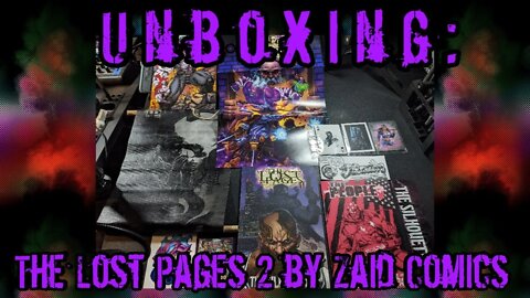 Unboxing: TThe Lost Pages 2 by Zaid Comics