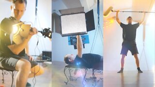 *FUNNY* Filmmaker Workout 🏋️‍♂️💪🤣 #Shorts