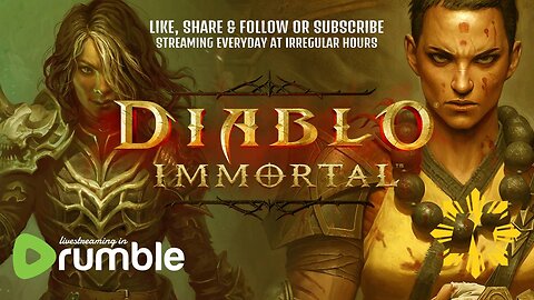 ▶️ WATCH » DIABLO IMMORTAL » THE NECROMANCER » A SHORT STREAM [6/2/23]