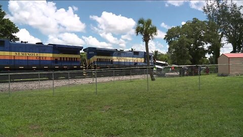 Train collides with truck near Dr. Ella Piper Way