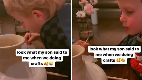 Little Boy Gives Mom Very Sweet Affirmations