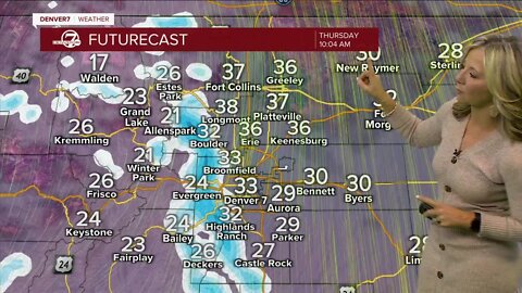Wet roads, light snow in Denver Thursday morning: Latest forecast