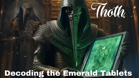 Who is Thoth? Decoding the Emerald Tablets