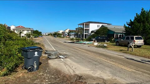 Oak Island Hurricane Isaias the Morning After