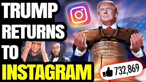 Trump Just Posted For The First Time On Instagram Since Ban | Breaks Record | Total NUKE