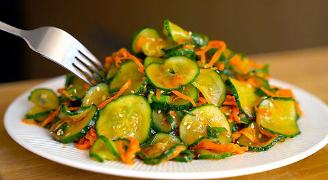 Weight Loss - This Cucumber Salad Will Burn Fat While You Are Sleep Eat This At Dinner Time